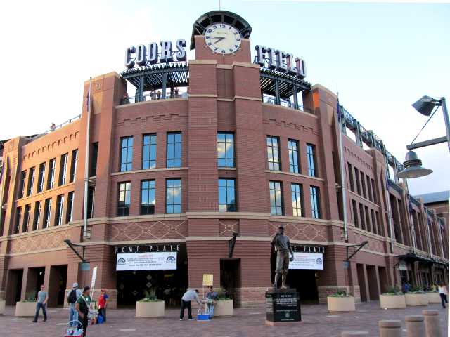 MLB Cathedrals on X: Best: Coors Field. Could easily go with the Rockpile  or the unique new video board shape. But, the brickwork exterior here is  impeccable and Coors was built before